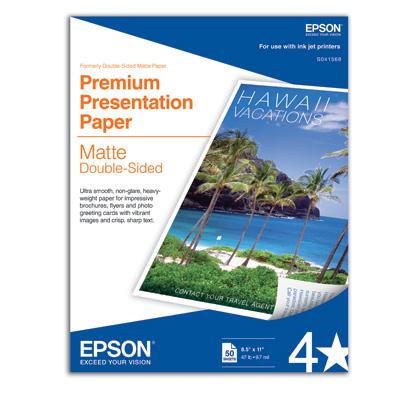 Epson Premium Double-sided Matte Paper Epson Premium Double-sided Matte Paper